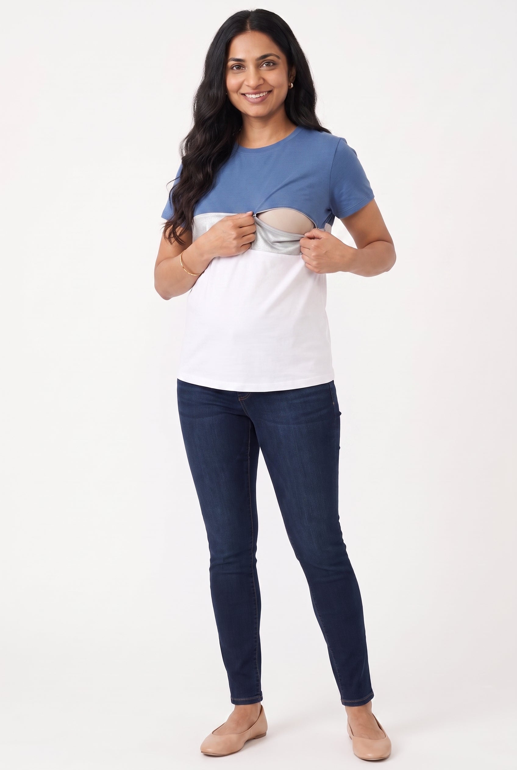 Nursing Colour block T-shirt (Copy)