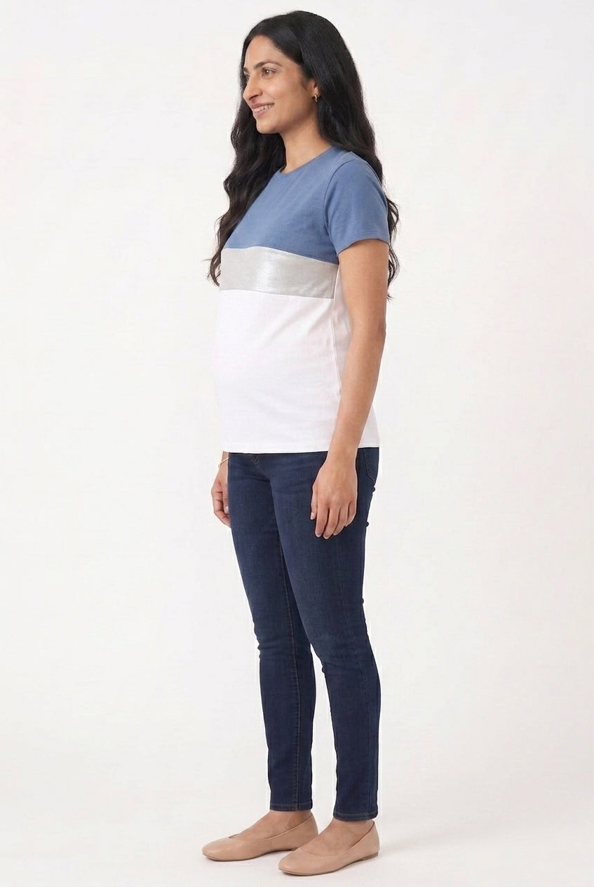 Nursing Colour block T-shirt (Copy)