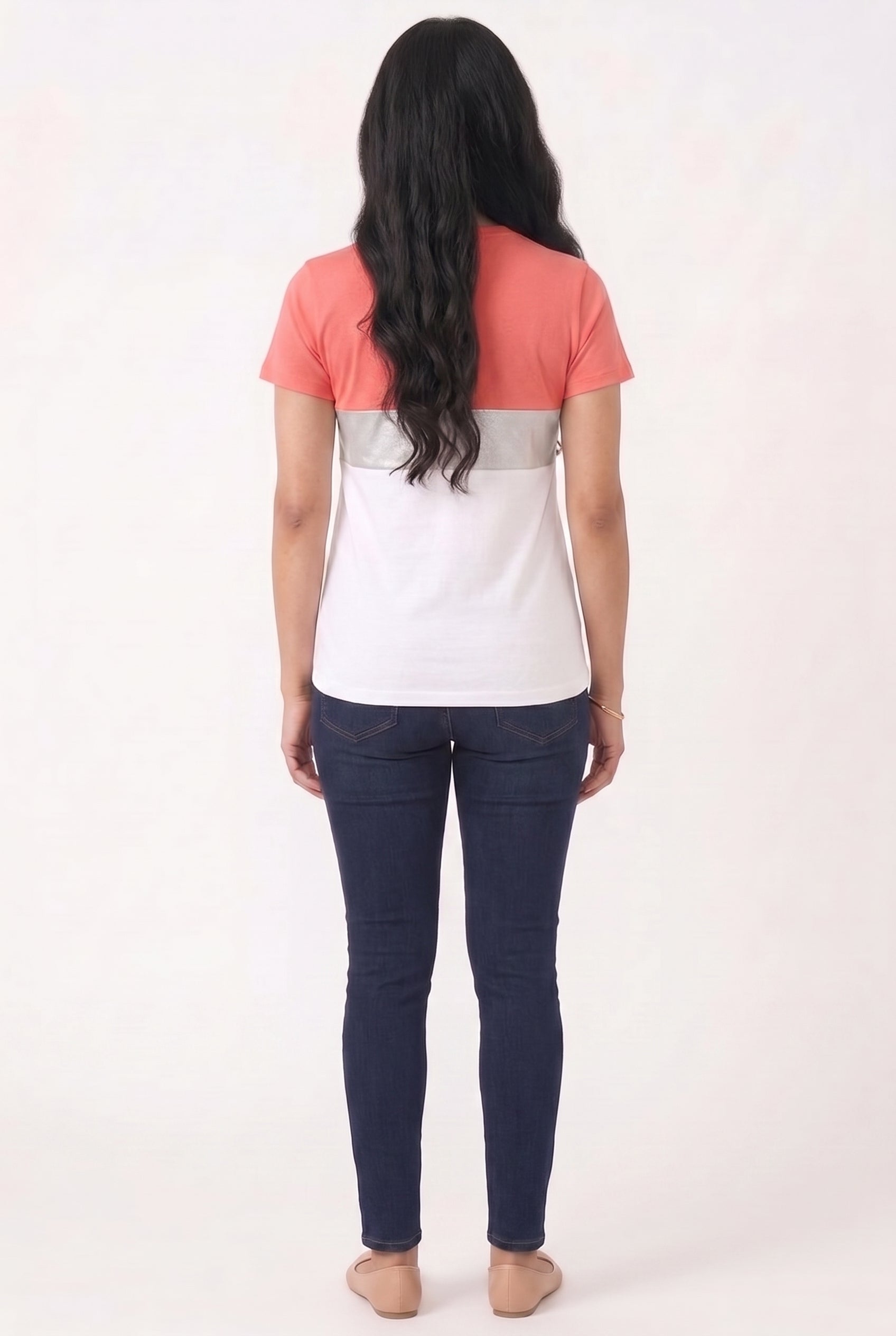 Nursing Colour block T-shirt