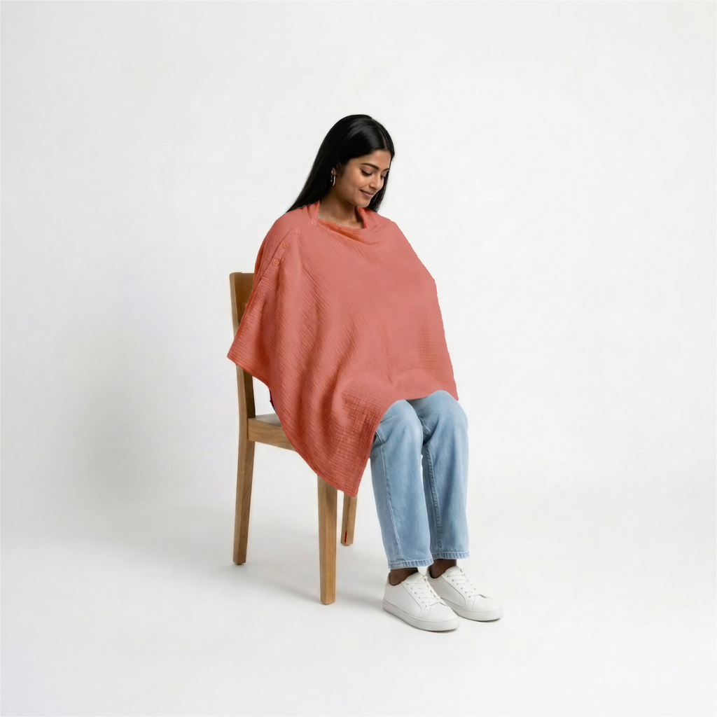 Muslin Nursing Poncho