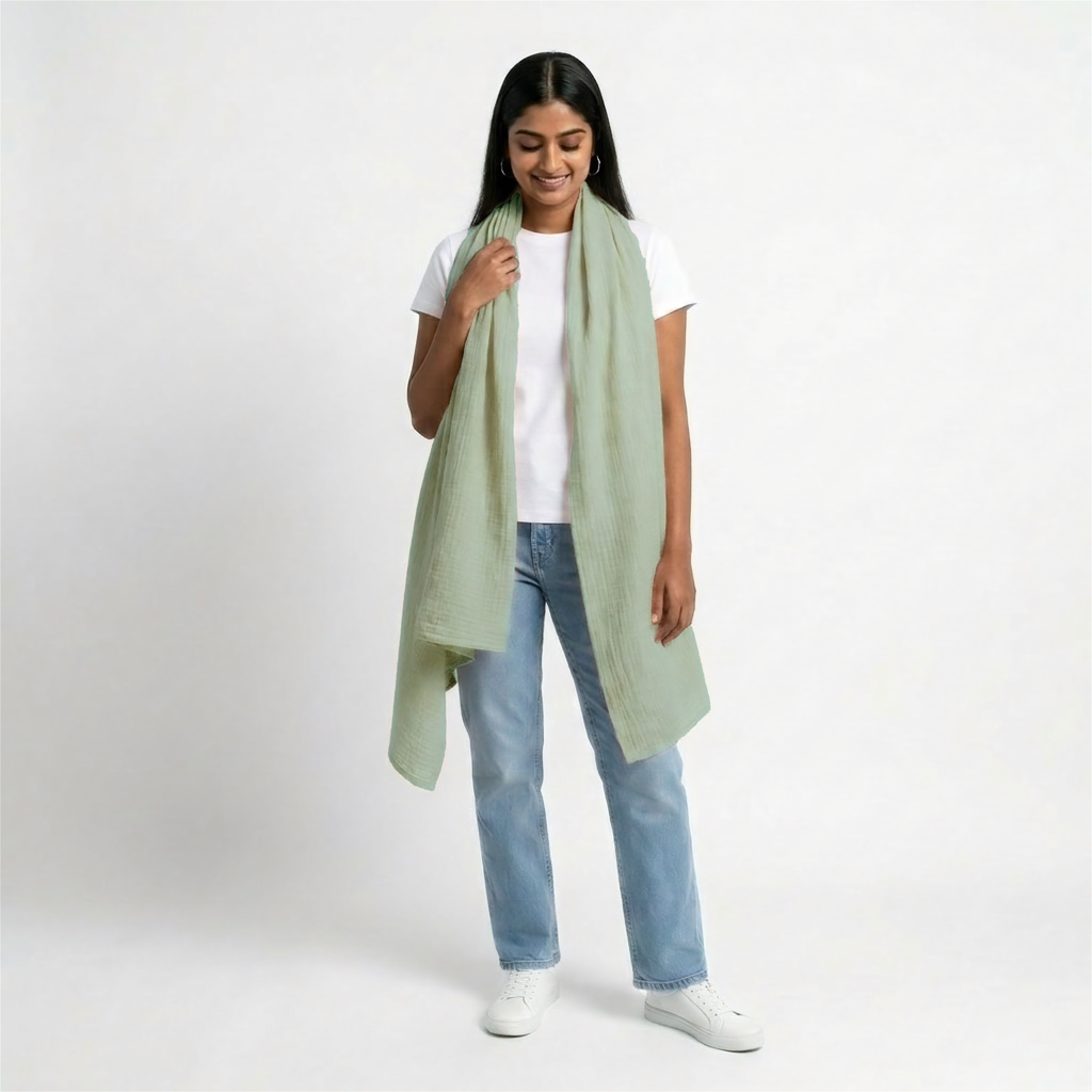 Muslin Nursing Poncho