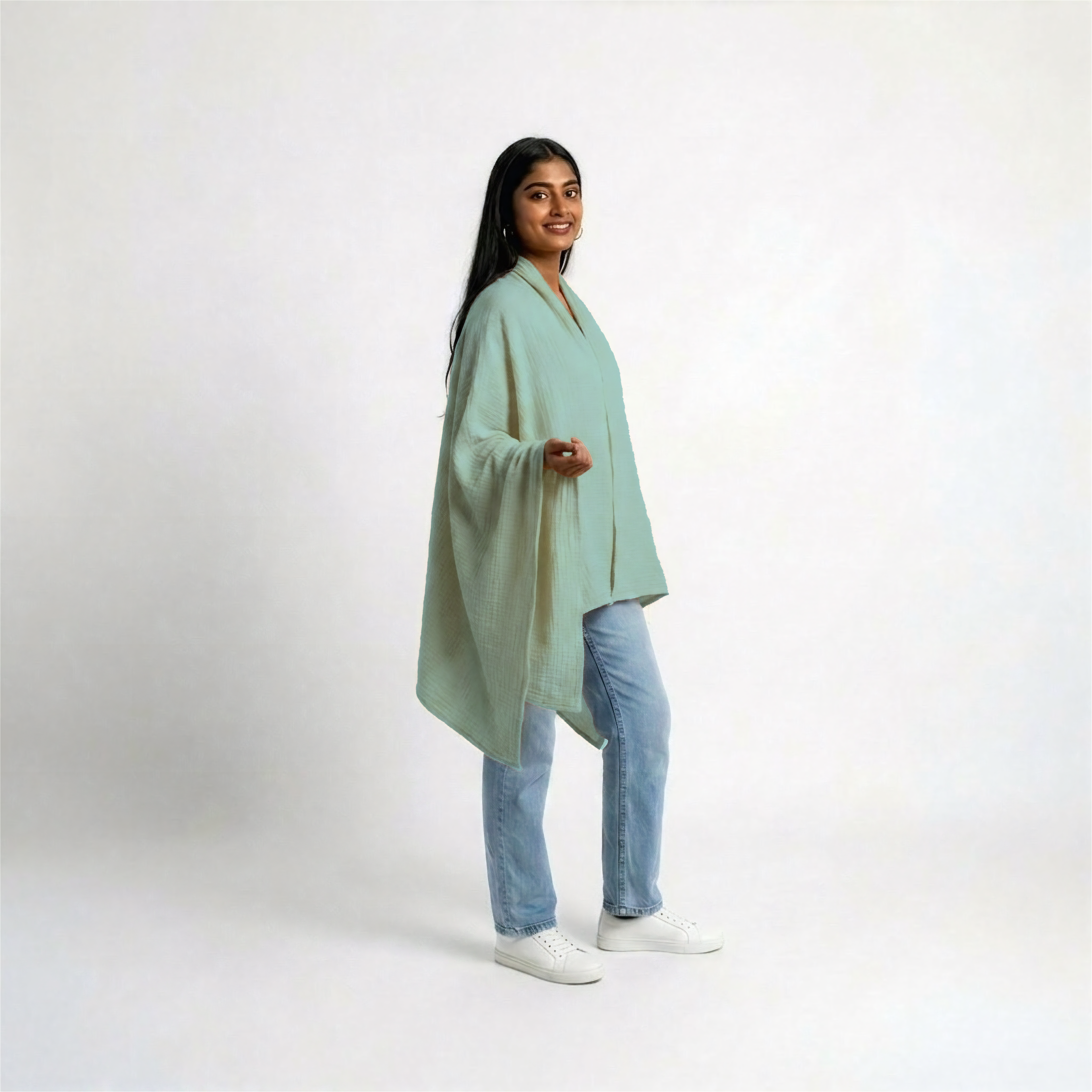 Muslin Nursing Poncho